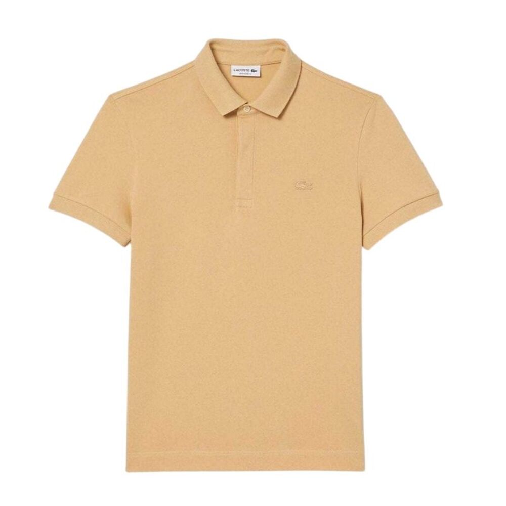 Lacoste Mens Paris Stretch Polo Shirt / Beige